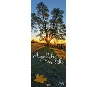 Augenblicke der Stille 2027: Schmaler Wandkalender. Fotokunst-Kalender mit romantischen Aufnahmen von Landschaften. PhotoArt Vertikal Format: 28,5x69 cm.