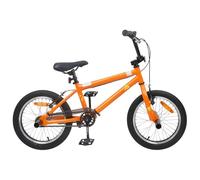 Augerlite Bicicleta BMX para niños, color negro, con marco de acero, sillín y manillar ajustables, frenos lineales, adecuado para años, ocio, entrenamiento, movilidad fuera de carretera y ciudad