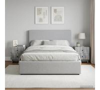 Augerqir Mesita de noche Sonoma gris de madera con 4 cajones, 43 x 34,5 x 47,5 cm, estilo vintage, con espacio de almacenamiento, para dormitorio, salón, pasillo