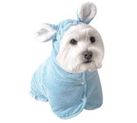 Augio per il riscaldamento del cane dopo bagno - tocco di asciugatura ad asciugatura veloce per la pelle | Abrigo per asciugaturas per animali domestici in microfibra per gatti per piccoli cani | La