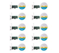Augnongly 10X Tarjeta de Red PCI-E Gigabit Adaptador de Escritorio 82574L Chipset NIC
