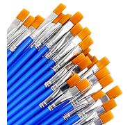 Augshy 60 Piezas 9mm Pinceles Pintura Acrílica y Acuarela, Planos para Artistas y Adultos