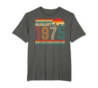 August 1975 Limited Edition Classic 1975 Vintage Birthday Camiseta
