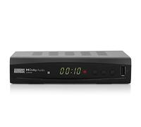 August DVB482 Decodificador TDT HD, Mira y Graba DVB-T DVB-T2 TV en Vivo Desde 2 Canales al Mismo Tiempo, Guía de Programas y TimeShift, Receptor TDT HD HDMI para TV- Reproductor Multimedia