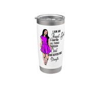 August Girl I Can do all things Agosto Septiembre Signo del zodiaco Vaso térmico de acero inoxidable de doble pared