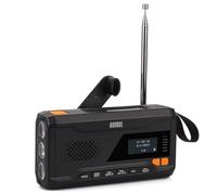 August MB290 Radio Emergencia Solar con Manivela Bluetooth Dab/FM AlarmaSOS