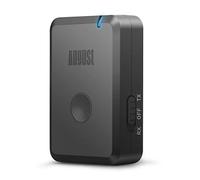 August MR260 Transmisor Receptor Bluetooth 3.5mm AUX, Audio Inalámbrico Recargable para Coche,TV,Radio, Auriculares, HiFi con Conexión de Baja Latencia de 40ms para hasta 13 Horas de Batería-Negro