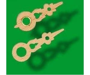 August Schwer Agujas de 32 y 30 mm. de Madera con Enchufe de Laton 9.0106.03