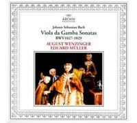 August Wenzinger - J. S. Bach: 3 Sonatas for Viola d [Import]