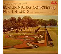 AUGUST WENZINGER/SCHOLA CANTORUM BASILIENSIS brandenburg concertos 1,4,6 BACH LP Heliodor VG++