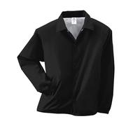 Augusta 3100 Chaqueta de entrenador de nailon para hombre, Hombre, Chaqueta de entrenador de nylon., 3100, negro, 3XL