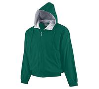 Augusta Sportswear - Chaqueta de tafetán con capucha para hombre Verde verde oscuro L