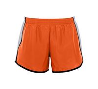 Augusta Sportswear Junior Fit Pulse Team Short Pantalones Cortos, Mujer, Naranja/Blanco/Negro, S