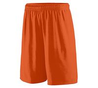 Augusta Sportswear Pantalón Corto de Entrenamiento para Hombre, Color Naranja, Grande
