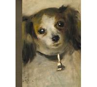 Auguste Renoir Hardcover Notebook: "Head of a Dog" 1870: 8.5x11 Ruled Journal | 120 pages | Art history, Dogs, Cute (Cats and Dogs in Art)