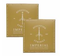 Augustine Imperial - Cuerdas de guitarra de nailon y cristal de tensión media, cuerdas para guitarra clásica, cuerda de nailon original, 2 juegos