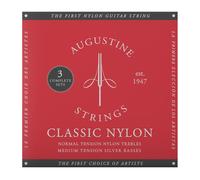 Augustine Red Label Classical Guitar Strings 3-Pack