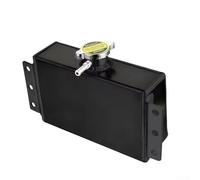 AugustknowU 1.6L Aluminio Radiador Refrigerante Desbordamiento Tanque de Agua Expansión Depósito Botella (Negro)