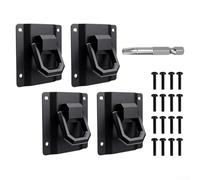 AugustknowU 4 anclajes de amarre de aluminio para Ford para caja de camión F150 2015-2026 OEM FL3Z99000A64B FL3Z9928408AB anillo de tracción de 180 grados, fácil instalación