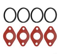 AugustknowU 4 piezas de componentes de sellado de bomba circuladora, juntas de brida, anillos de sellado, para la serie TACO 007, B&G Grundfos