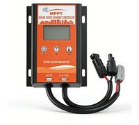 AugustknowU 500W para MPPT Controlador de carga solar para RV Carrito de golf Marine y Off-Grid Aplicaciones compatibles con tipos de baterías de fosfato de hierro y litio ácido