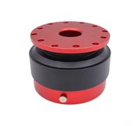 AugustknowU Adaptador de buje de volante de desmontaje rápido con bloqueo de rodamiento de bolas de acero 4+6 para carreras, personalización de vehículos, herramienta de desmontaje rápido del volante