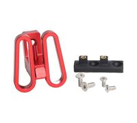 AugustknowU Adaptador de estante delantero de aleación para bicicletas plegables Brompton y DAHON con ajuste seguro e integración de marco compacto (rojo)