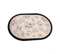 AugustknowU Alfombrilla de baño de 40 x 60 cm construida a partir de tierra de diatomeas, para un rendimiento antideslizante fiable bajo los pies, captura eficaz del agua, con un tiempo de permanencia