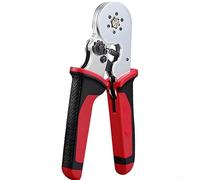 AugustknowU Alicates de crimpado de bloque de terminales específicos para electricistas, con níquel de hierro resistente a la corrosión, construcción de aleación (6-6 A)