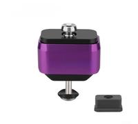 AugustknowU Amortiguador trasero compatible con Pline Tline para bicicletas plegables con eje de titanio y control de precisión en terrenos irregulares (morado)