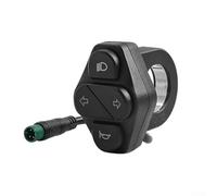 AugustknowU Botón de interruptor de señal de giro de 5 pines compatible con Kukirin para G2 y para scooters eléctricos Master diseñado para soportar diversas condiciones climáticas