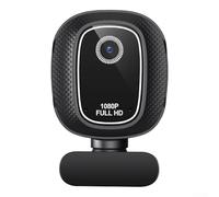 AugustknowU Cámara web 4K USB Plug and Play con cubierta de privacidad deslizante para Microsoft Teams Zoom Google Meet And Studio (1080)