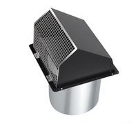 AugustknowU Campana de escape de acero inoxidable montada en la pared para secadora Campana extractora Deshumidificador Uso al aire libre Gestión de flujo de