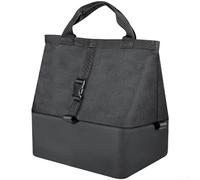 AugustknowU Cesta de bicicleta desmontable de gran volumen compatible con montaje de rueda delantera y trasera para uso diario (46 x 33 x 16,5 cm)