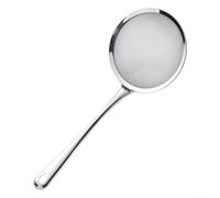 AugustknowU Colador de malla fina de acero inoxidable para colar jugos, verduras, harina y eliminar la grasa de sopas y caldos (colador de 11 cm)