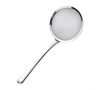 AugustknowU Colador de malla fina de acero inoxidable para colar jugos, verduras, harina y eliminar la grasa de sopas y caldos (colador de 8 cm)