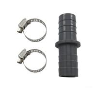 AugustknowU Conector 21m m de la extensión del tubo de drenaje de la lavadora con la vivienda del ABS y los elementos del refuerzo del metal