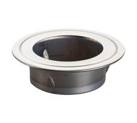 AugustknowU Cubierta de pared para tubo de ventilación de calentador de CA fabricada a partir de acero inoxidable 201 con perfil ampliado para enmascarar imperfecciones de instalación (tipo 80)