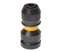 AugustknowU DT7508-A9 Conector adaptador para llaves IMPACT que soportan transición de unidad de 1/2 pulgada a 1/4 pulgadas