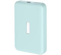 AugustknowU Funda protectora de silicona contorneada para Anker MagGO 10000mAh Power Bank Preservando diseño original y comodidad operativa (azul)