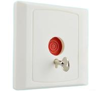 AugustknowU Interruptor de botón de llamada de luz de sonido de 220 V CA, para baño, para inodoro, escuela, cafetería, con nivel de sonido de 107 dB, 150 flash por minuto visual (A)