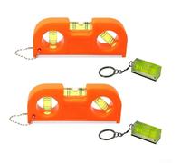 AugustknowU Kit de bolsillo magnético de 4 piezas para nivel de burbuja y herramientas cuadradas de burbujas que soportan lecturas precisas en áreas de iluminación tenue