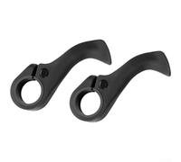 AugustknowU Manillar con forma de bici de montaña con forma de apoyo para el pulgar para manillar redondo de 22,2 mm con juntas