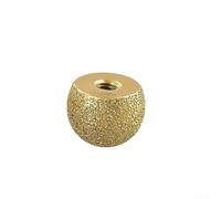 AugustknowU Muela abrasiva de hongo de diamante de alto rendimiento para trabajos detallados de bordes para pulir y modelar curvas internas en piedra y materiales (30 mm)
