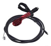 AugustknowU Palanca remota para tijas de sillín cuentagotas con aleación de aluminio para bicicletas de montaña y carretera con soporte de configuración de cable interno o externo (SW-02-rojo)
