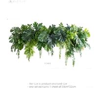 AugustknowU Paquete de 5 calcomanías de pared en forma de hoja para decoración del hogar en tono verde compatible con paredes de cocina para dormitorio y sala de estar