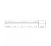 AugustknowU Regla de dibujo de la navegación del vuelo CNP-3 con químicamente resistente para el agua de mar del aceite y la repelencia de la huella dactilar