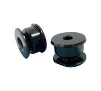 AugustknowU Repuesto de buje de cable de cambio, 2 piezas de aluminio para Ford para Focus para RS 2013-2024 mantiene la alineación del cable de cambio de fábrica, kit de reparación de bujes de cable