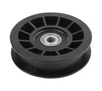 AugustknowU Repuesto de rueda loca 110-6775 para cortacéspedes de giro cero, mantiene la alineación adecuada de la correa y reduce el desgaste de los componentes de transmisión con el tiempo (2 piezas