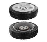 AugustknowU Ruedas de cortacésped compatibles con Honda HRR216 HRS216 HRT216, incluye kit de engranajes 42661 VE2 800 y clips para un mantenimiento y reemplazo fiables (2 ruedas traseras)